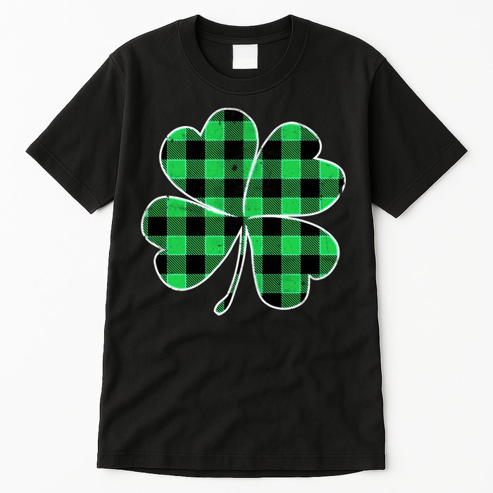 Buffalo Plaid Vintage Clover Tall T-Shirt