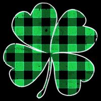 Buffalo Plaid Vintage Clover Tall T-Shirt