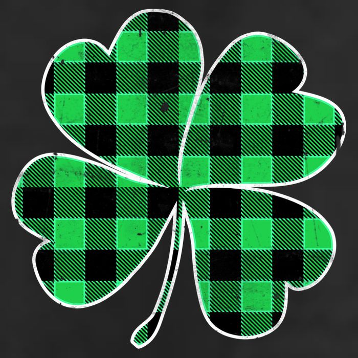 Buffalo Plaid Vintage Clover Trucker Hat