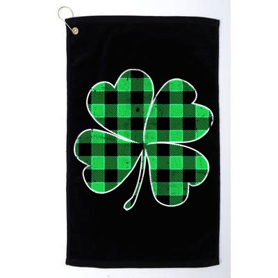 Buffalo Plaid Vintage Clover Platinum Collection Golf Towel