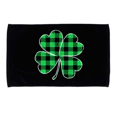 Buffalo Plaid Vintage Clover Microfiber Hand Towel