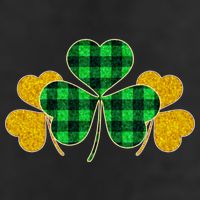 Buffalo Shamrock Plaid Irish Clovers Adult Drive Performance Visor