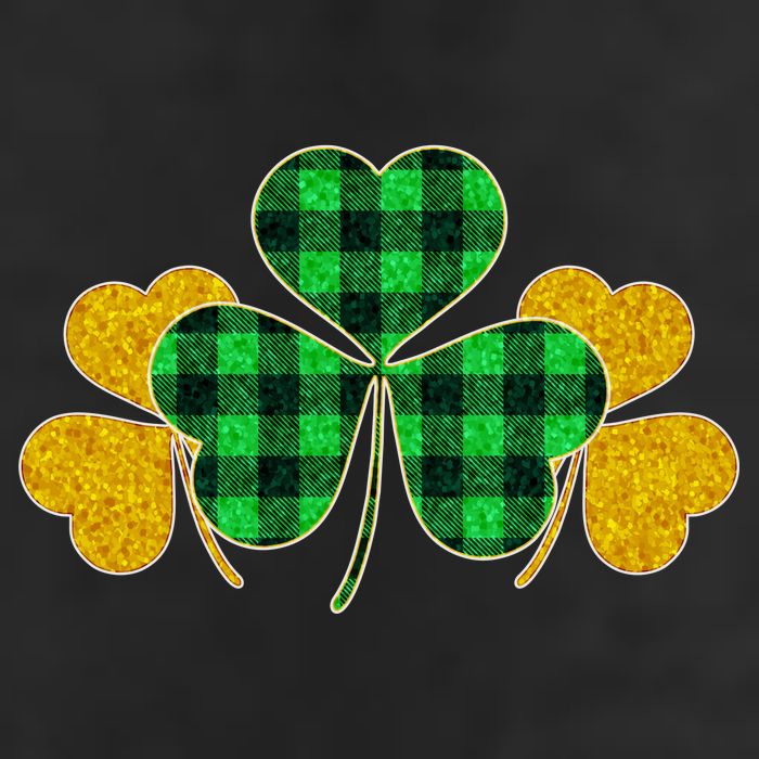 Buffalo Shamrock Plaid Irish Clovers Adult Drive Performance Visor