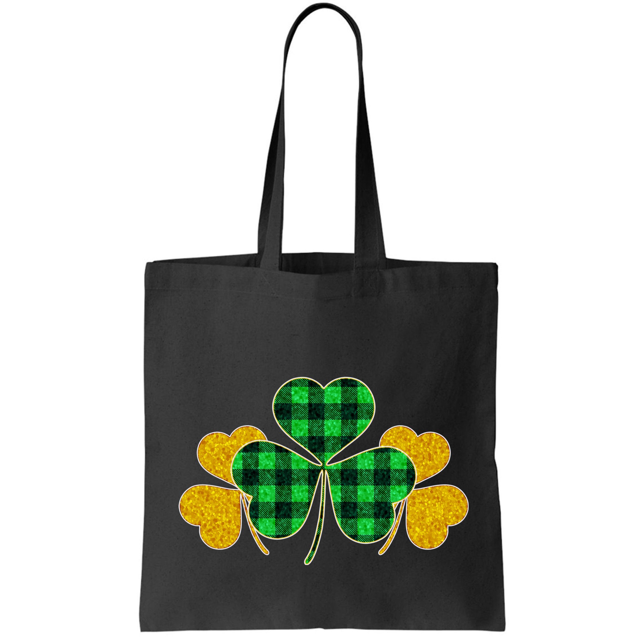 Buffalo Shamrock Plaid Irish Clovers Bag