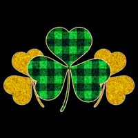 Buffalo Shamrock Plaid Irish Clovers Magnet