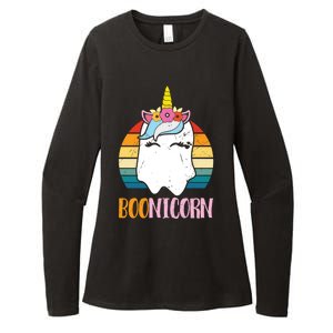 Boonicorn Unicorn Ghost Happy Halloween Costumes Meaningful Gift Womens CVC Long Sleeve Shirt