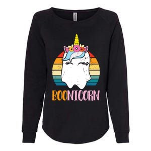 Boonicorn Unicorn Ghost Happy Halloween Costumes Meaningful Gift Womens California Wash Sweatshirt