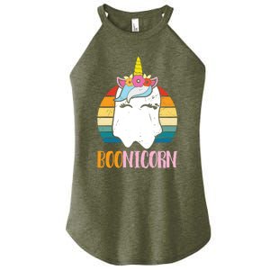 Boonicorn Unicorn Ghost Happy Halloween Costumes Meaningful Gift Women's Perfect Tri Rocker Tank