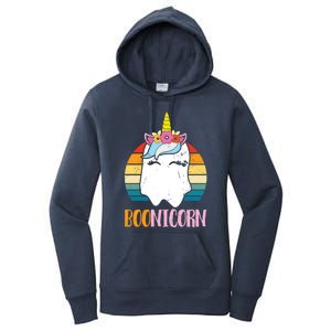 Boonicorn Unicorn Ghost Happy Halloween Costumes Meaningful Gift Women's Pullover Hoodie