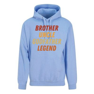 Brother Uncle Godfather Legend For A Favorite Best Uncle Unisex Surf Hoodie