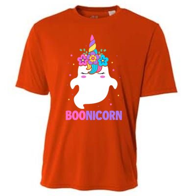 Boonicorn Unicorn Ghost Costume Halloween Party Gift Cooling Performance Crew T-Shirt