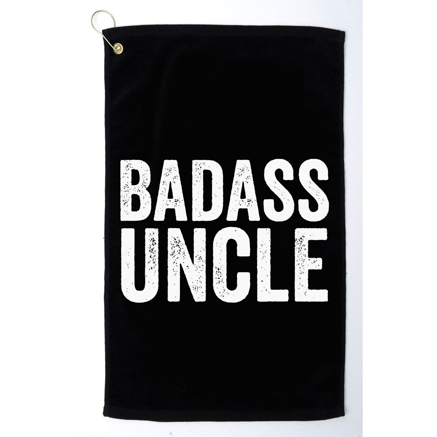 Badass Uncle Gift Funny Nephew Niece Uncles Retro Gift Idea Golf Towel
