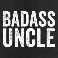 Badass Uncle Gift Funny Nephew Niece Uncles Retro Gift Idea Microfiber Hand Towel