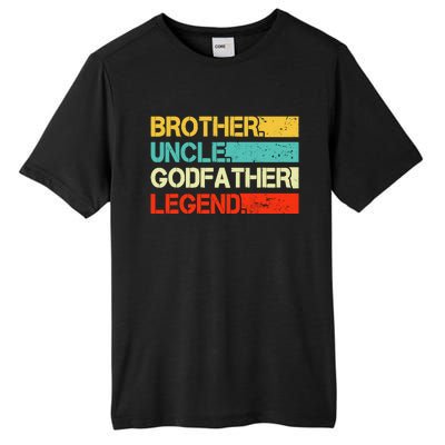 Brother Uncle Godfather Legend Best Funny Uncle Gift Tall Fusion ChromaSoft Performance T-Shirt