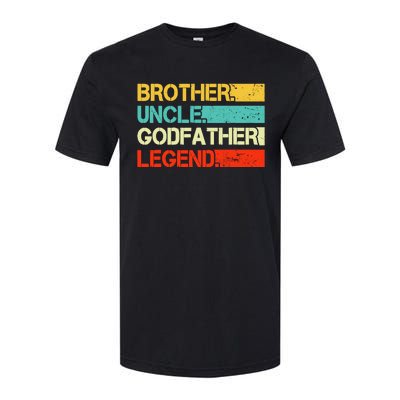 Brother Uncle Godfather Legend Best Funny Uncle Gift Softstyle CVC T-Shirt