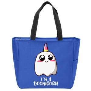 Boonicorn Unicorn Ghost Gift Zip Tote Bag