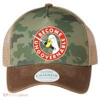 Become Ungovernable Goose Knife Funny Quote Legacy Tie Dye Trucker Hat
