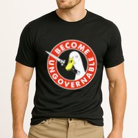 Become Ungovernable Goose Knife Funny Quote Performance Shirt