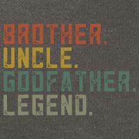 Brother Uncle Godfather Legend Cotton Canvas Backpack