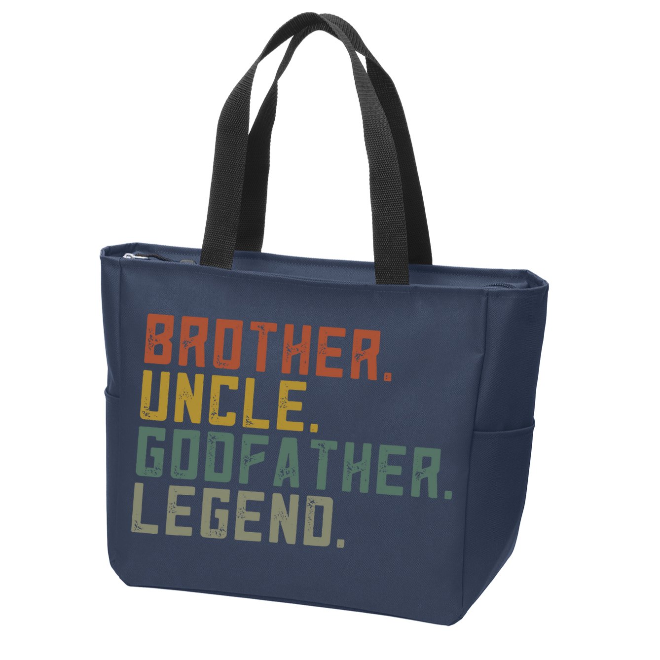 Brother Uncle Godfather Legend Zip Tote Bag