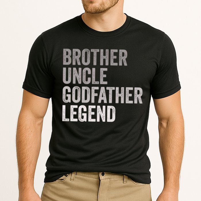 Brother Uncle Godfather Legend Favorite Best Uncle Meaningful Gift Cooling Performance Crew T-Shirt