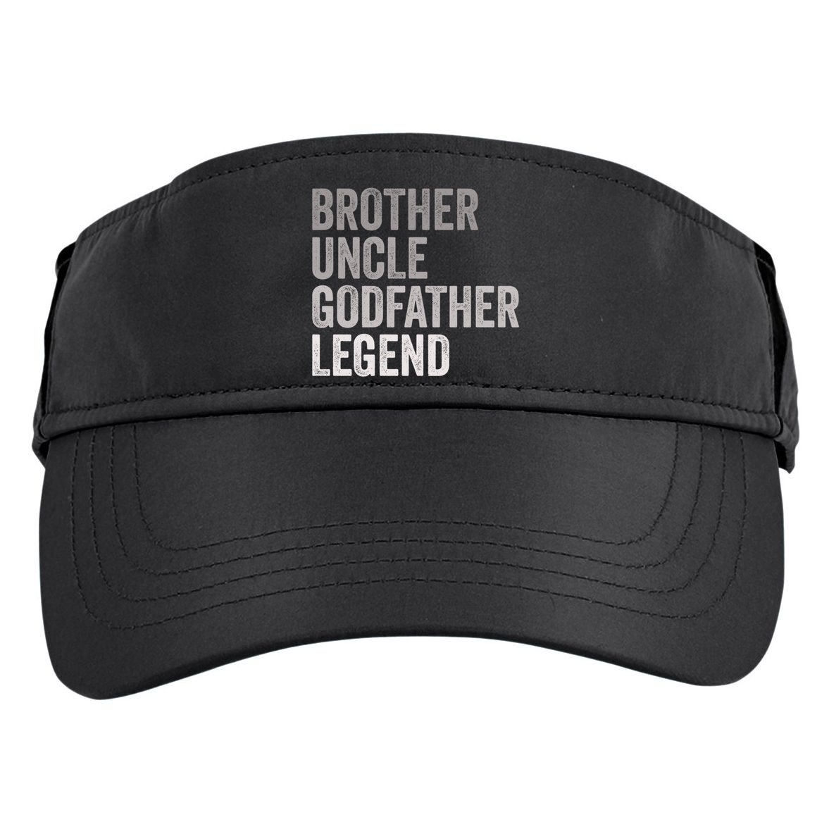 Brother Uncle Godfather Legend Favorite Best Uncle Meaningful Gift Adult Drive Performance Visor