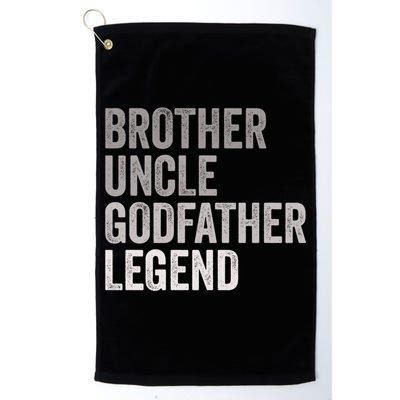 Brother Uncle Godfather Legend Favorite Best Uncle Meaningful Gift Golf Towel