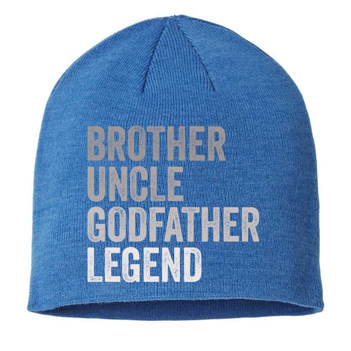 Brother Uncle Godfather Legend Favorite Best Uncle Meaningful Gift Sustainable Beanie