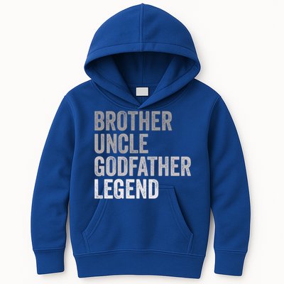Brother Uncle Godfather Legend Favorite Best Uncle Meaningful Gift Kids Hoodie