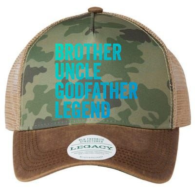 Brother Uncle Godfather Legend Favorite Best Uncle Meaningful Gift Legacy Tie Dye Trucker Hat