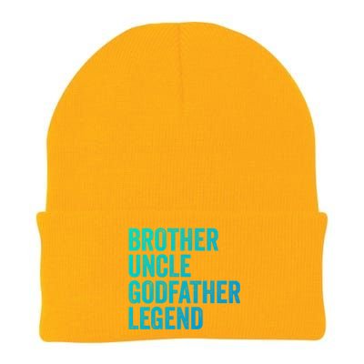 Brother Uncle Godfather Legend Favorite Best Uncle Meaningful Gift Knit Cap Winter Beanie