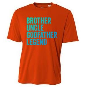 Brother Uncle Godfather Legend Favorite Best Uncle Meaningful Gift Cooling Performance Crew T-Shirt