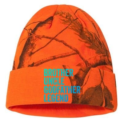 Brother Uncle Godfather Legend Favorite Best Uncle Meaningful Gift Kati Licensed 12" Camo Beanie