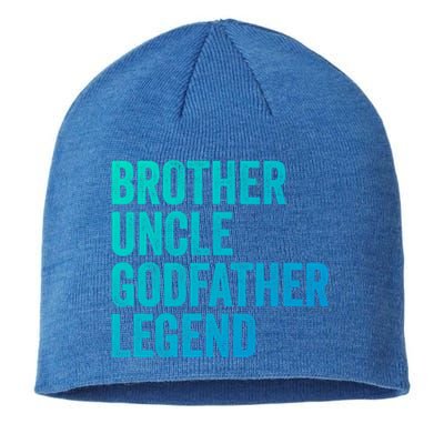 Brother Uncle Godfather Legend Favorite Best Uncle Meaningful Gift Sustainable Beanie