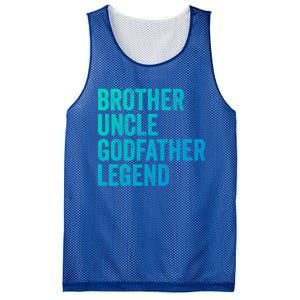 Brother Uncle Godfather Legend Favorite Best Uncle Meaningful Gift Mesh Reversible Basketball Jersey Tank