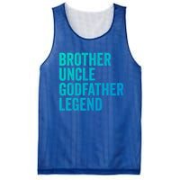 Brother Uncle Godfather Legend Favorite Best Uncle Meaningful Gift Mesh Reversible Basketball Jersey Tank