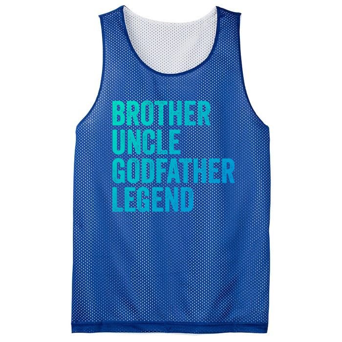 Brother Uncle Godfather Legend Favorite Best Uncle Meaningful Gift Mesh Reversible Basketball Jersey Tank