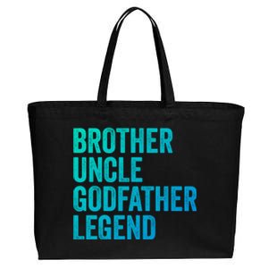 Brother Uncle Godfather Legend Favorite Best Uncle Meaningful Gift Cotton Canvas Jumbo Tote