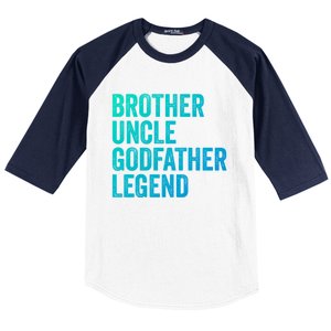 Brother Uncle Godfather Legend Favorite Best Uncle Meaningful Gift Baseball Sleeve Shirt