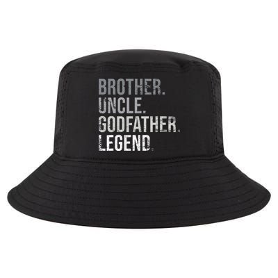 Brother Uncle Godfather Legend Best Funny Uncle Cool Comfort Performance Bucket Hat