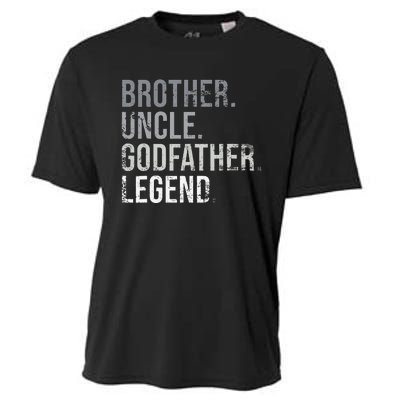 Brother Uncle Godfather Legend Best Funny Uncle Cooling Performance Crew T-Shirt