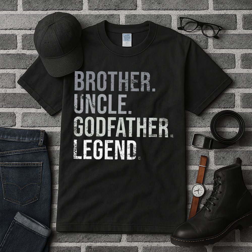 Brother Uncle Godfather Legend Best Funny Uncle Tall T-Shirt