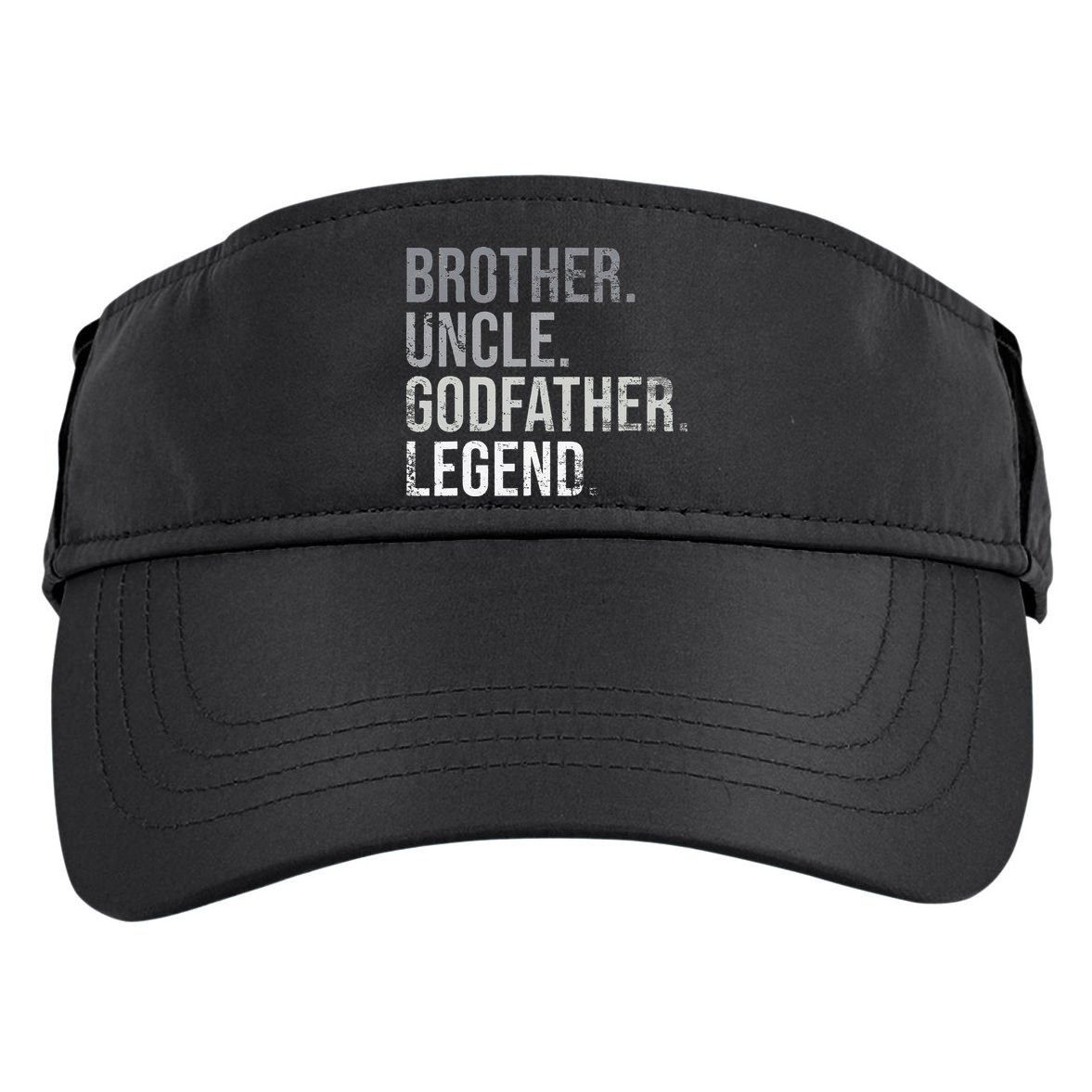 Brother Uncle Godfather Legend Best Funny Uncle Adult Drive Performance Visor