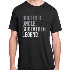 Brother Uncle Godfather Legend Best Funny Uncle Adult ChromaSoft Performance T-Shirt