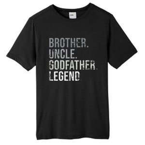 Brother Uncle Godfather Legend Best Funny Uncle Tall Fusion ChromaSoft Performance T-Shirt