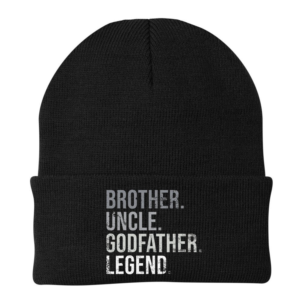 Brother Uncle Godfather Legend Best Funny Uncle Beanie