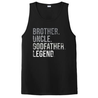 Brother Uncle Godfather Legend Best Funny Uncle PosiCharge Competitor Tank