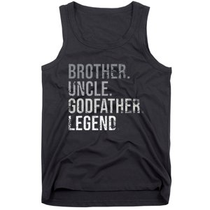 Brother Uncle Godfather Legend Best Funny Uncle Tank Top