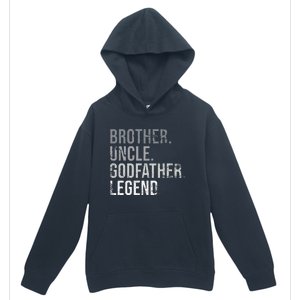 Brother Uncle Godfather Legend Best Funny Uncle Urban Pullover Hoodie