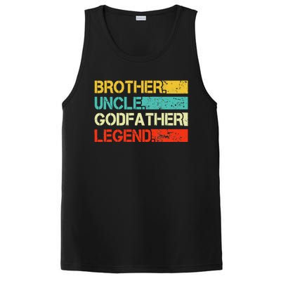 Brother Uncle Godfather Legend Best Funny Uncle Gift PosiCharge Competitor Tank